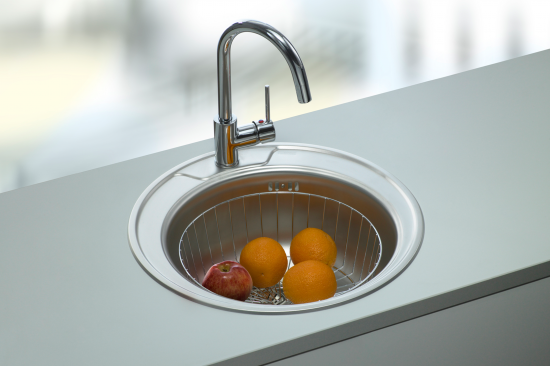 Мойка для кухни врезная Ukinox Frant 50x50 см глубина чаши 16 см нержавеющая сталь цвет серый