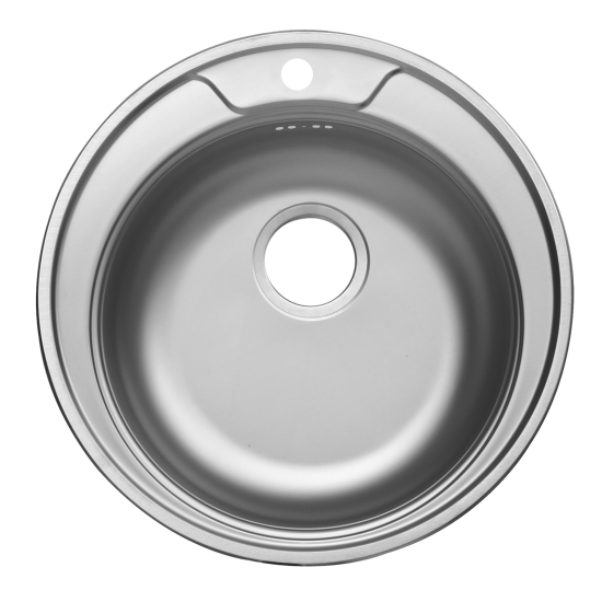 Мойка для кухни врезная Ukinox Frant 50x50 см глубина чаши 16 см нержавеющая сталь цвет серый