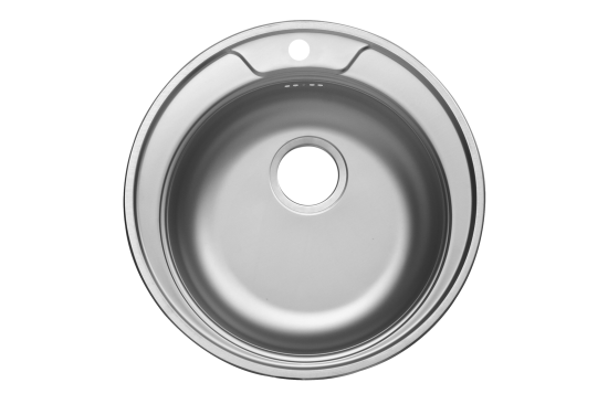 Мойка для кухни врезная Ukinox Frant 50x50 см глубина чаши 16 см нержавеющая сталь цвет серый