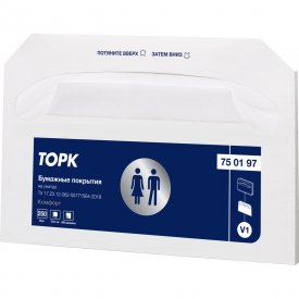 Покрытия на унитаз TORK Advanced белый V1 (250 листов) арт. 750197