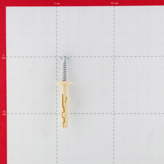 Дюбель распорный Hard-Fix PND-6F 6x40 мм нейлон с шурупом широкий фланец (20 шт.)