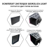 Заглушка торцевая 70x7.3x103.8 мм цвет черный