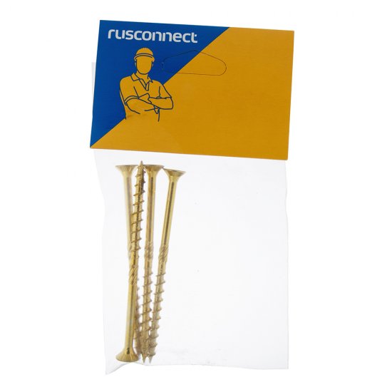 Саморезы по дереву 100x6,0 мм потайная головка конструкционные (4 шт.)