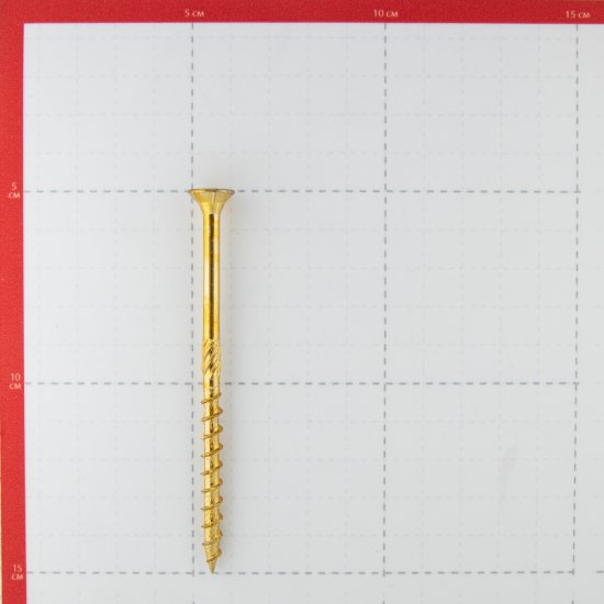 Саморезы по дереву 100x6,0 мм потайная головка конструкционные (4 шт.)