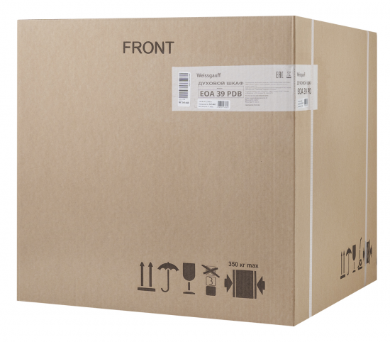 Электрический духовой шкаф Weissgauff EOA 39 PDB 59.5x57x57 см цвет черный