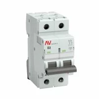 Автоматический выключатель модульный EKF Averes AV-10 2P 2А тип D 10 кА 230 В (mcb10-2-02D-av)