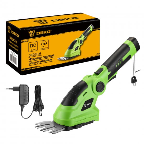 Ножницы аккумуляторные Deko DKGS3.6 3.6 В 1x2 Ач АКБ входит в комплект