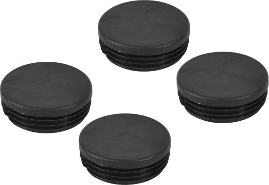 Заглушка универсальная ø50 мм полипропилен черный, 4 шт.