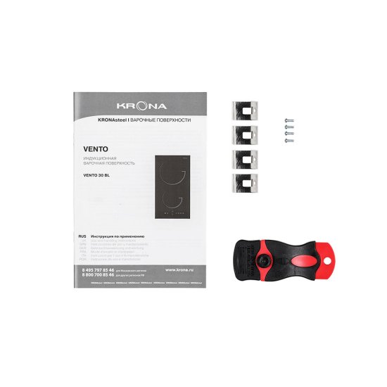 Варочная панель индукционная Krona Vento 30 2 конфорки черная
