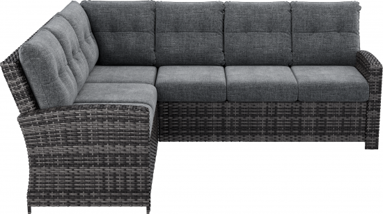 Набор садовой мебели для обеда Family KJ-Z2025 искусственный ротанг бежевый: диван, стол