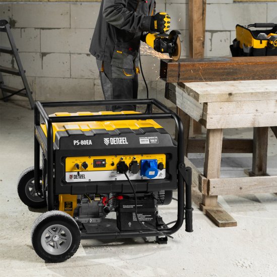 Генератор бензиновый Denzel PS80EA, 8 кВт