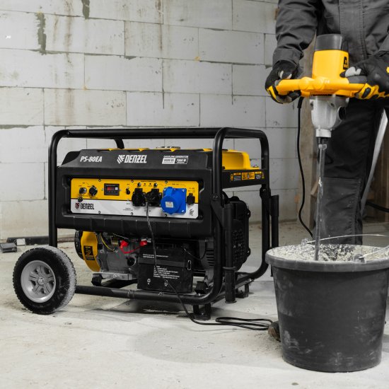 Генератор бензиновый Denzel PS80EA, 8 кВт