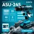 Дрель-шуруповерт аккумуляторная ударная Oasis ASU-24S, 24 В Li-ion 2x2 Ач