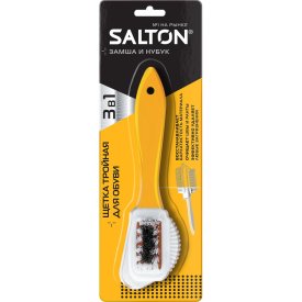 Тройная щетка для изделий из замши и нубука SALTON Дизайн