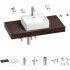 Комплект мебели для ванной комнаты с раковиной Wellsee Genuine Tree
