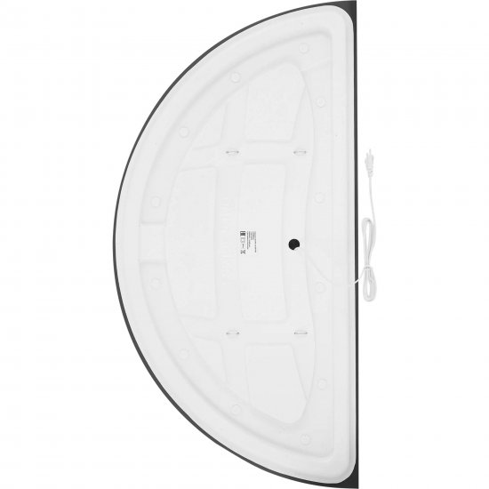 Зеркало для ванной Ориент с подсветкой 40x80 см цвет серебро