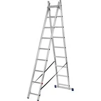 Алюминиевая двухсекционная лестница СИБРТЕХ 97909