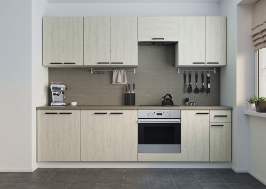 Угол для кухонного шкафа Дейма светлая 4x67.3 см ЛДСП цвет светло-бежевый