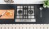 Газовая варочная панель Hansa BHGI65135 55.5 см 4 конфорки цвет нержавеющая сталь