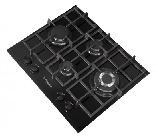 Газовая варочная панель Hansa BHKS65135 60.4 см 4 конфорки цвет черный