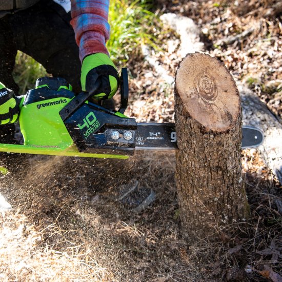 Пила аккумуляторная Бесщеточная Greenworks 2005707UA 40 В 35 см АКБ и ЗУ в комплекте