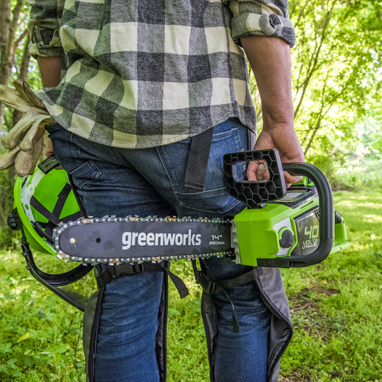 Пила аккумуляторная Бесщеточная Greenworks 2005707UA 40 В 35 см АКБ и ЗУ в комплекте