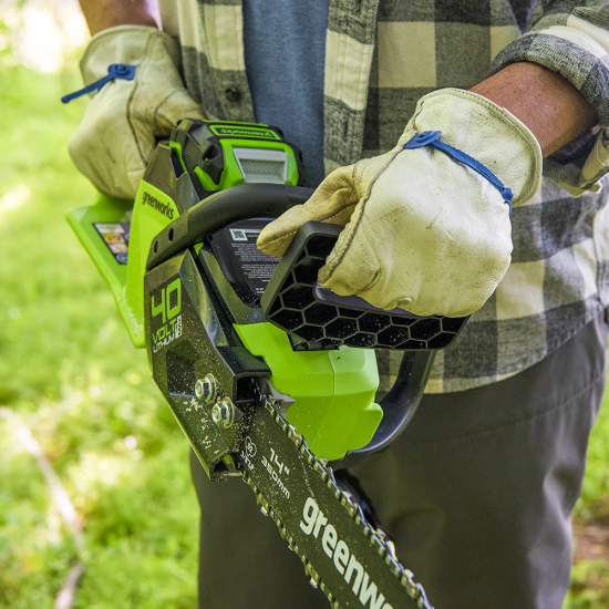 Пила аккумуляторная Бесщеточная Greenworks 2005707UA 40 В 35 см АКБ и ЗУ в комплекте