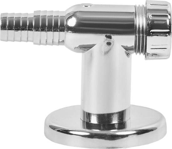 Обратный клапан для стиральной машины Masterprof пластик хромированный