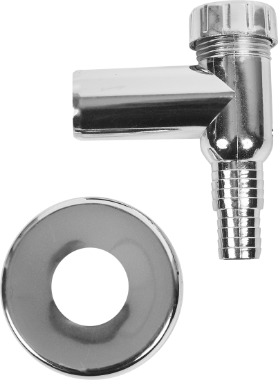 Обратный клапан для стиральной машины Masterprof пластик хромированный