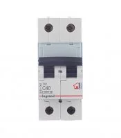 Автоматический выключатель модульный Legrand TX3 2P 40А тип C 6 кА 230/400 В (404046)