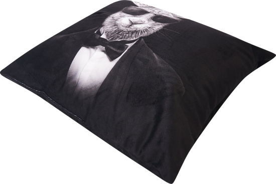 Декоративная подушка Seasons Кролик 40x40 см цвет черно-белый