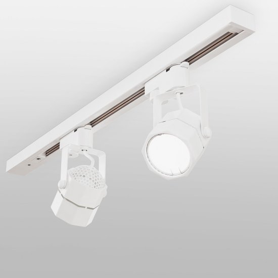 Трековый светильник однофазный Elektrostandard Robi 35 Вт GU10 белый (a047354)