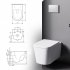 Унитаз подвесной AM.PM Moxie Flash Clean C9M1700SC, безободковый, с сиденьем микролифт