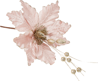 Новогоднее украшение Цветок декоративный 40 см