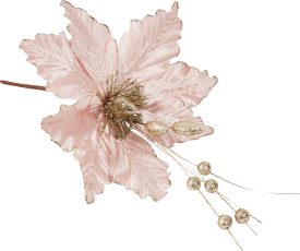 Новогоднее украшение Цветок декоративный 40 см