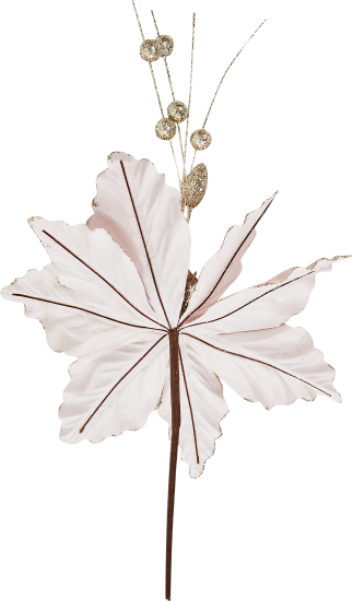 Новогоднее украшение Цветок декоративный 40 см
