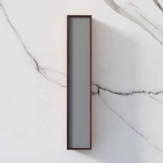 Шкаф для ванной AM.PM Stern M7LCHR0306GMH подвесной 163x30 см цвет орех