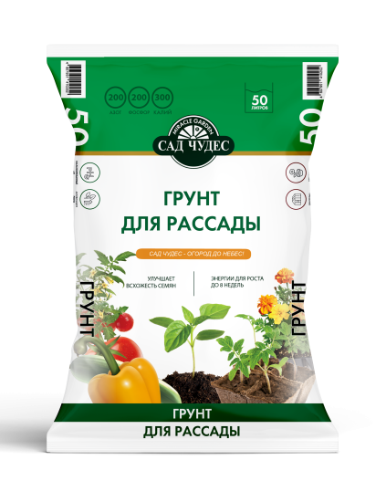 Грунт для рассады Сад Чудес 50 л
