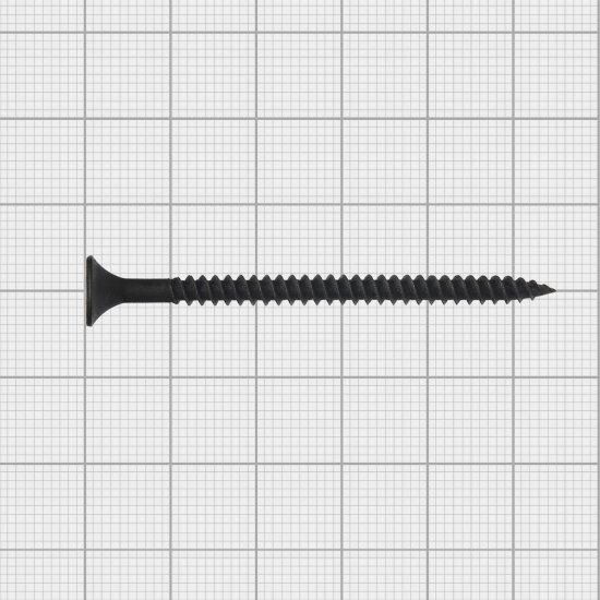 Саморезы по металлу и гипсокартону потайные острые фосфатированные 3.5x55 на вес