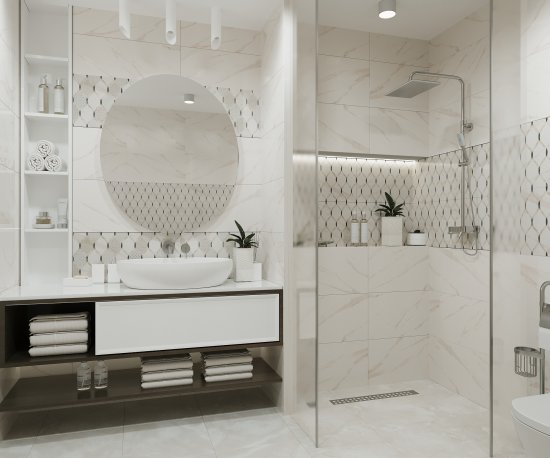 Плитка напольная Azori Astra 42x42 см 1.23 м² глянцевая цвет бежевый