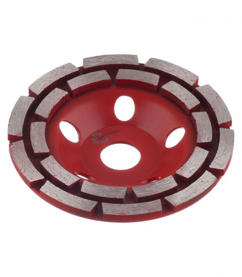 Чашка алмазная по бетону Trio-Diamond 125х22,2 мм двухрядная