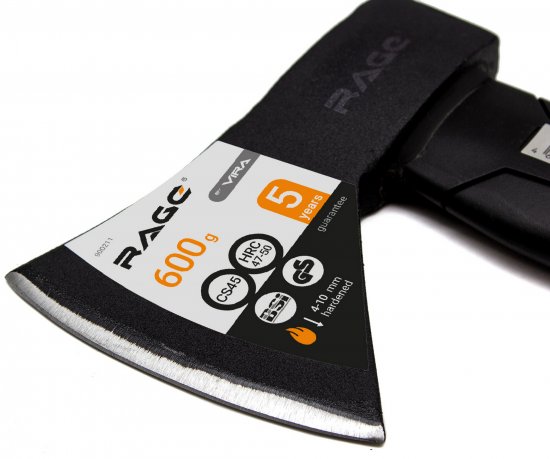 Топор Rage фиберглассовая ручка 340 мм 600 г