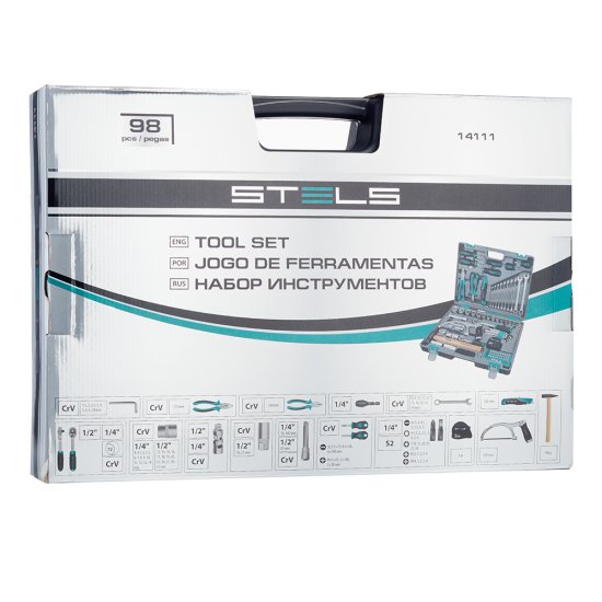 Набор инструментов универсальный Stels (14111) (98 шт.)