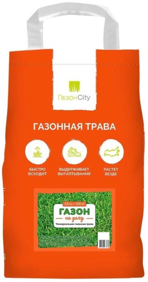 Семена газона ГазонCity Газон на дачу 2.8 кг