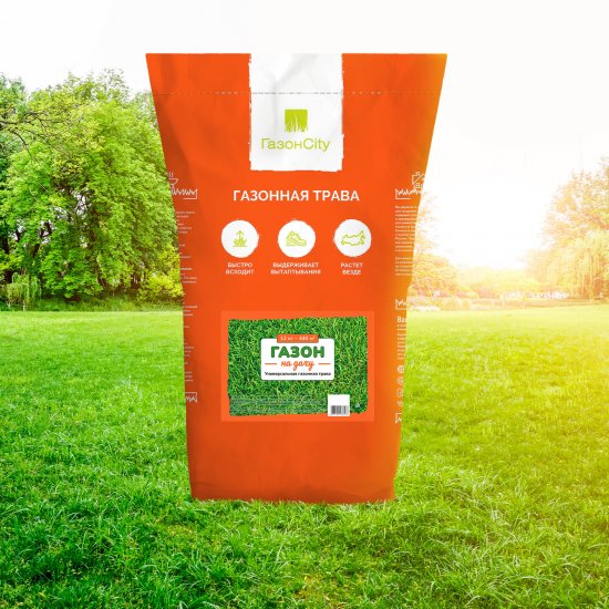 Семена газона ГазонCity Газон на дачу 12 кг