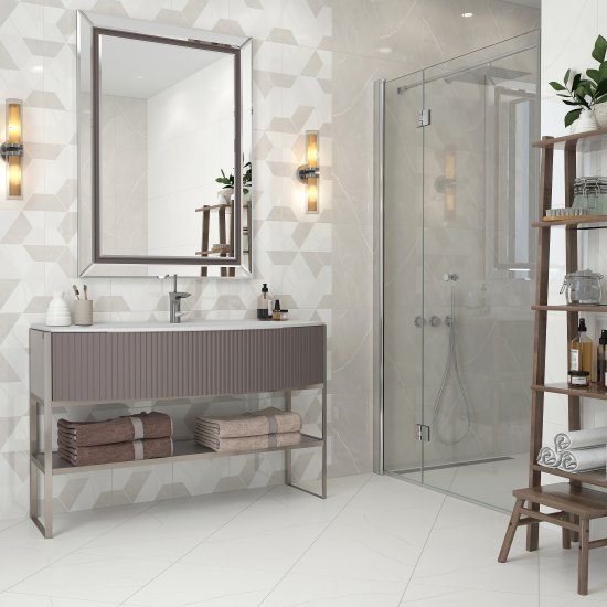 Плитка настенная Керамин Астория 3Т 40x27.5 см 1.65 м² глянцевая цвет бежевый