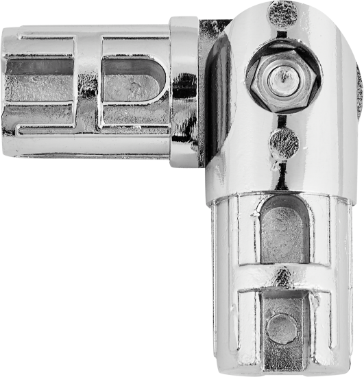 Соединитель 2-х труб скрытый поворотный ⌀25 хром