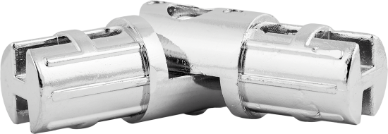 Соединитель 2-х труб скрытый поворотный ⌀25 хром