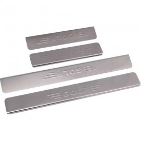 Накладки внутренних порогов VW Golf Dollex NPS-063