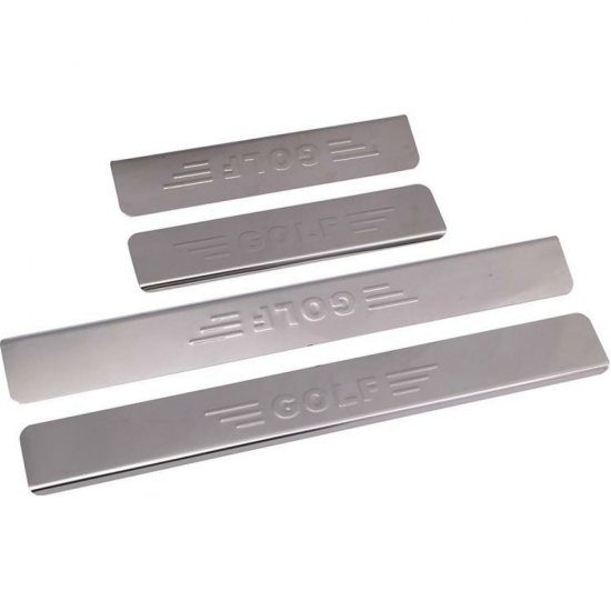 Накладки внутренних порогов VW Golf Dollex NPS-063